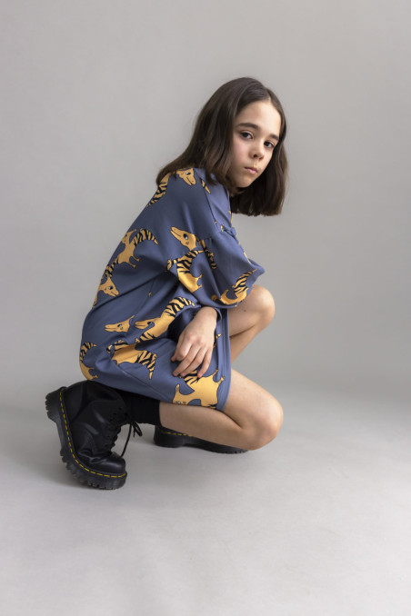 PTERODACTYL DARK PUFF TUNIC