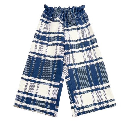 CHECKER NAVY CULLOTES