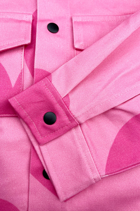 HEARTS PINK LIGHT JACKET