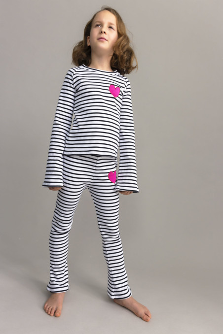 HEART STRIPES LONGSLEEVE