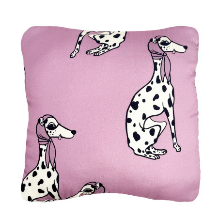DALMATIAN PINK SMALL BAMBOO PILLOW