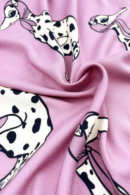 DALMATIAN PINK BAMBOO BLANKET