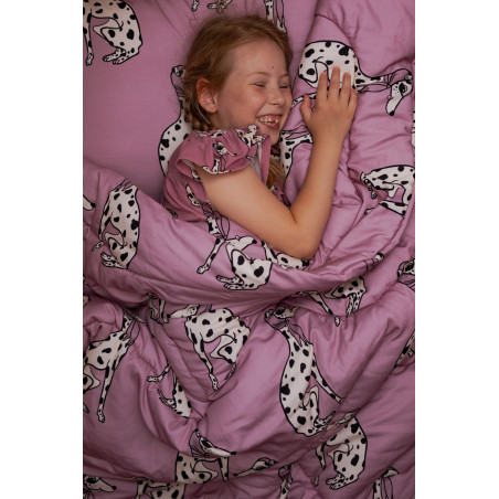 DALMATIAN PINK COMFORTER