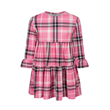 CHECKER PINK SPINNING DRESS
