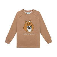 MIŚ BRĄZOWY PRĄŻKOWANY LONGSLEEVE