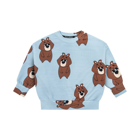 MIŚ BŁĘKITNY BLUZA OVERSIZE