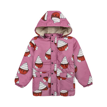 CZEKOLADA DŁUGA KURTKA ZIMOWA