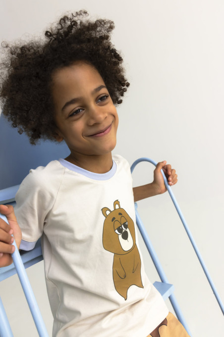 BEAR OFF-WHITE T-SHIRT