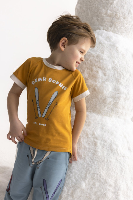 SKI YELLOW T-SHIRT