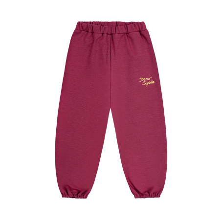 DARK RED LOOSE PANTS