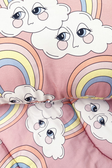 RAINBOW PINK FILLED BEDDING