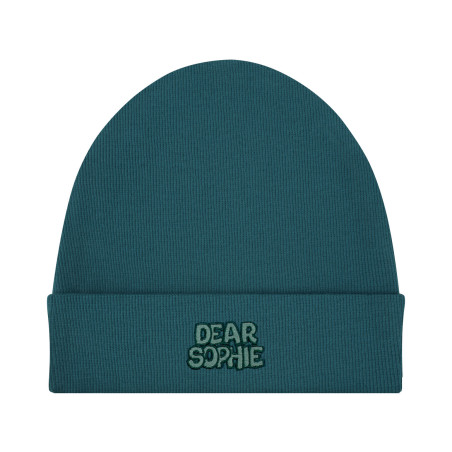 RIB DARK GREEN BEANIE