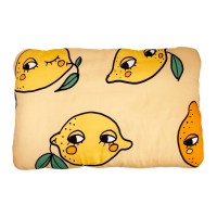 LEMON YELLOW FLAT PILLOW
