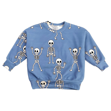 SKELLY BLUE OVERSIZE SWEATSHIRT