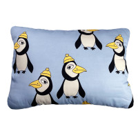 PENGUIN BLUE PILLOW
