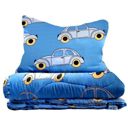 BEETLE BLUE FILLED BEDDING