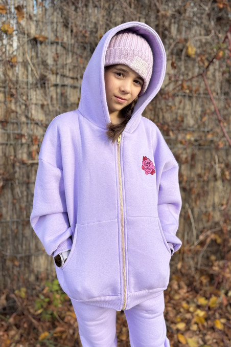 ROSE LILA HOODIE