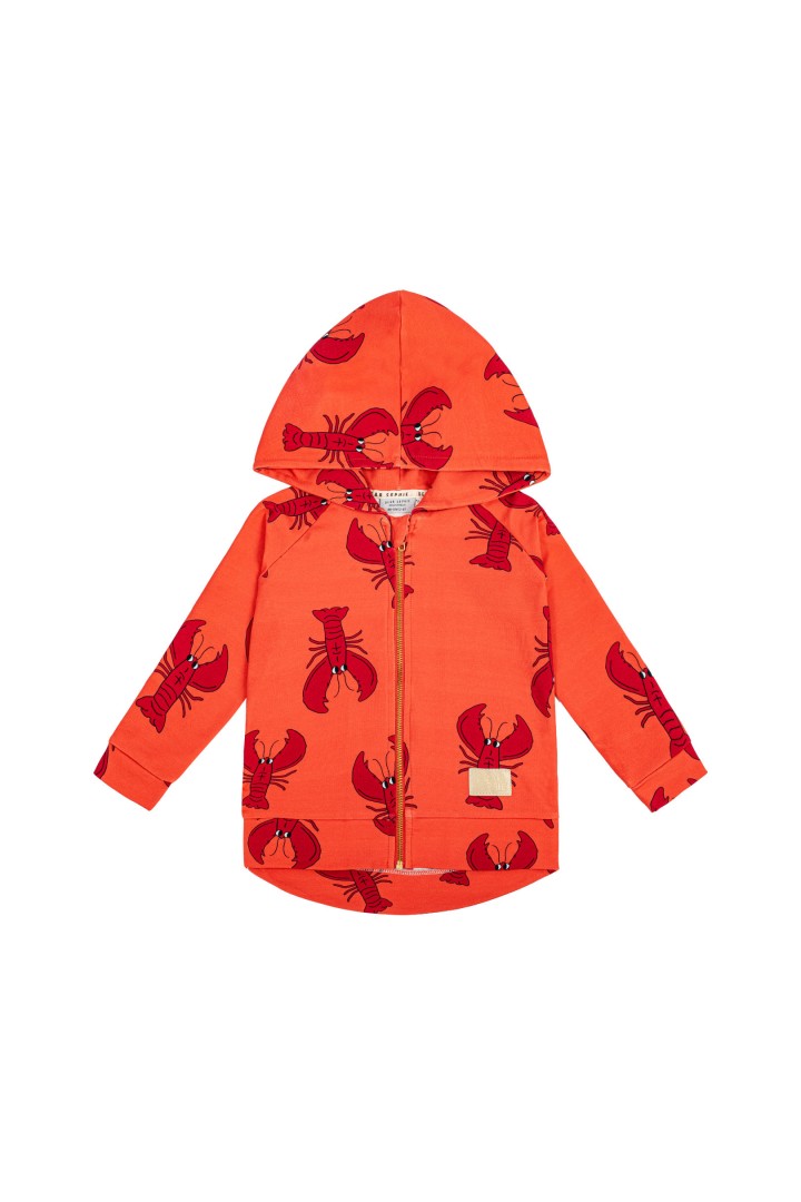 HOMAR CZERWONY / BLUZA Z KAPTUREM