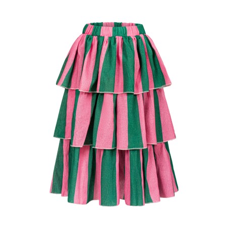 PASY ZIELONE / DŁUGA SPÓDNICA FALE