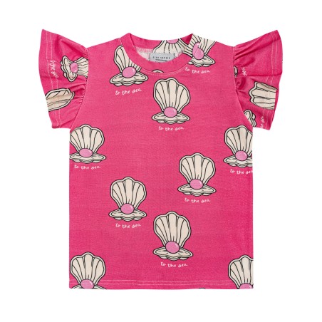 MUSZELKA RÓŻOWA / KOSZULKA ZE SKRZYDEŁKAMI