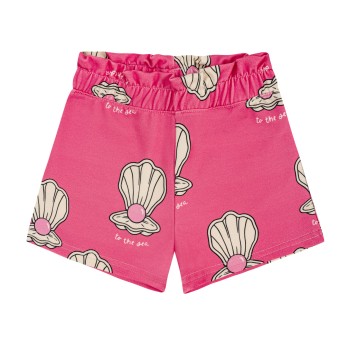 MUSZELKA RÓŻOWA / SZORTY PAPERBAG