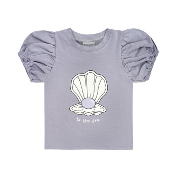 MUSZELKA FIOLETOWA / T-SHIRT BUFIASTY