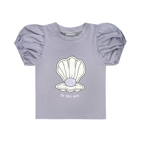 MUSZELKA FIOLETOWA / T-SHIRT BUFIASTY