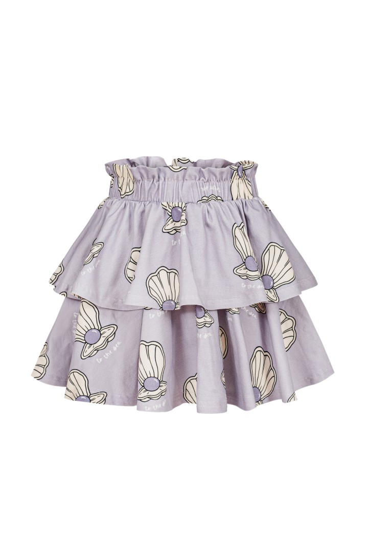 MUSZELKA FIOLETOWA / SPÓDNICA FALBANY