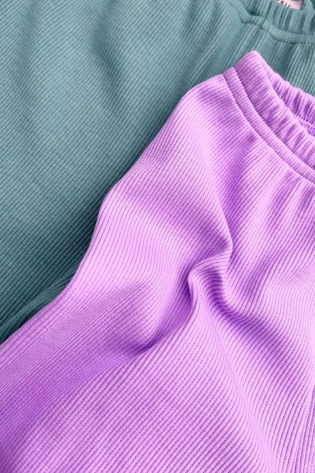 LILA RIB LEGGINGS