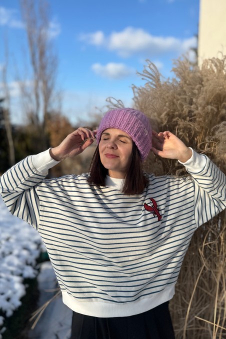 LOBSTER STRIPES SWEATSHIRT - FOR HER