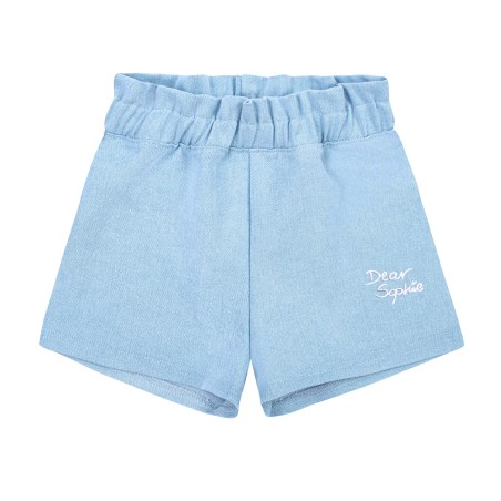 NIEBIESKIE JEANSOWE SZORTY PAPERBAG