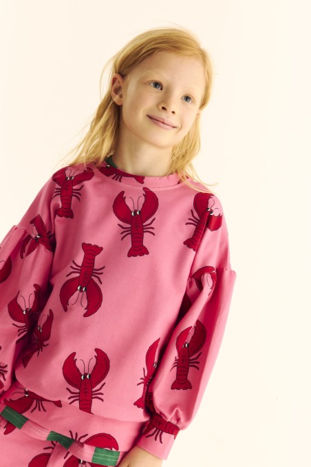 HOMAR RÓŻOWY / BLUZA BUFIASTA