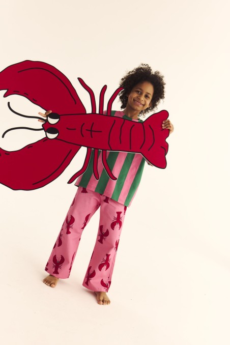 HOMAR RÓŻOWY SPODNIE