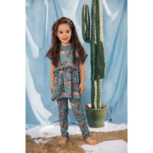 KOALA SEA-GREEN POM POM TUNIC