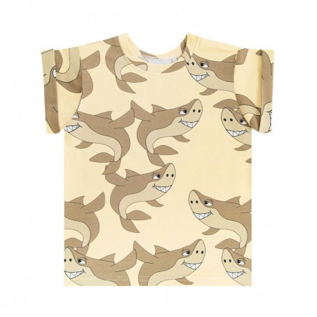 SHARK YELLOW SLIM T-SHIRT