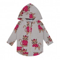 KOSMOŚWIĘTY SZARY BLUZA Z KAPTUREM