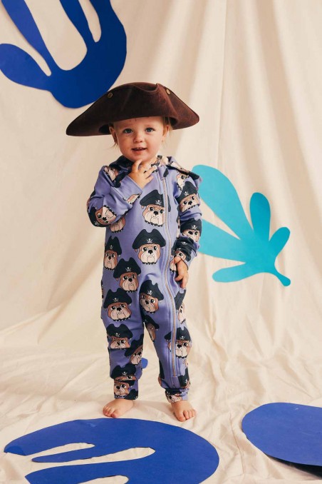 DOG THE PIRATE BLUE OVERALL