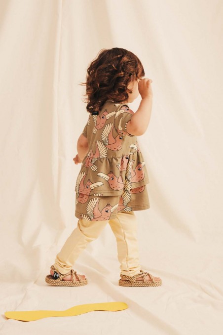 ŻÓŁTY BASIC LEGGINSY