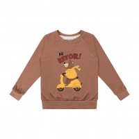 MOTOBEAR BROWN SLIM SWEATSHIRT