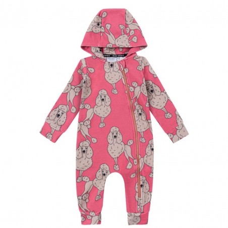 POODLE PINK OVERALL