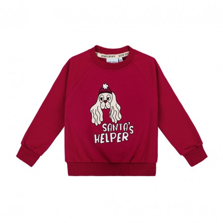 WINTER RED SLIM SWEATSHIRT