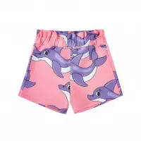 DOLPHIN PINK PAPERBAG SHORTS