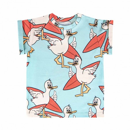 DUCK BLUE SLIM T-SHIRT