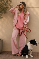 Damska bluza z kapturem Hush Pink – ujęcie 5