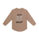 Longsleeve dziecięcy Stay Spooky Karmelowy – DEAR SOPHIE – ujęcie 1