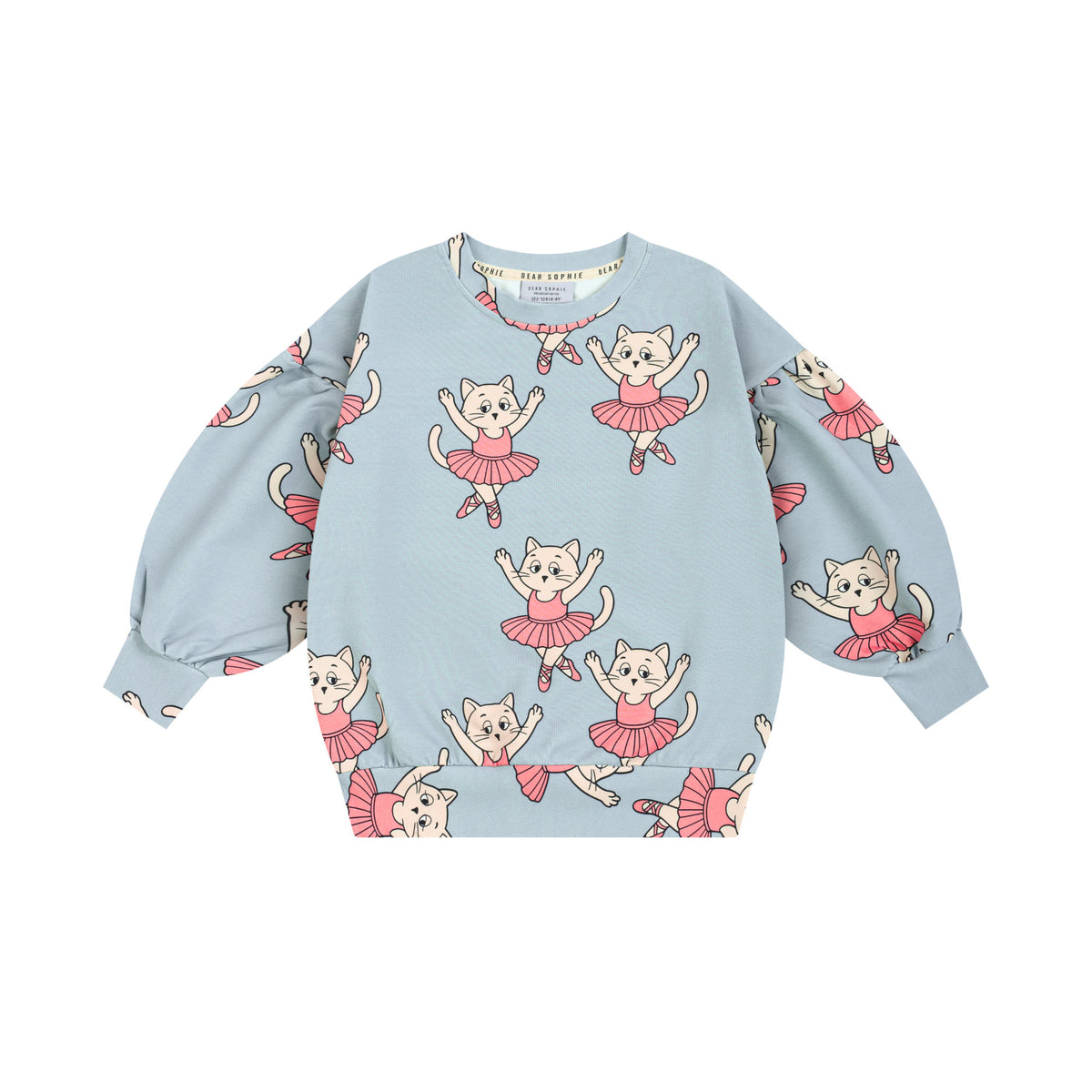 Bluza bufiasta dziecięca Baletnica Niebieska – DEAR SOPHIE – ujęcie 1