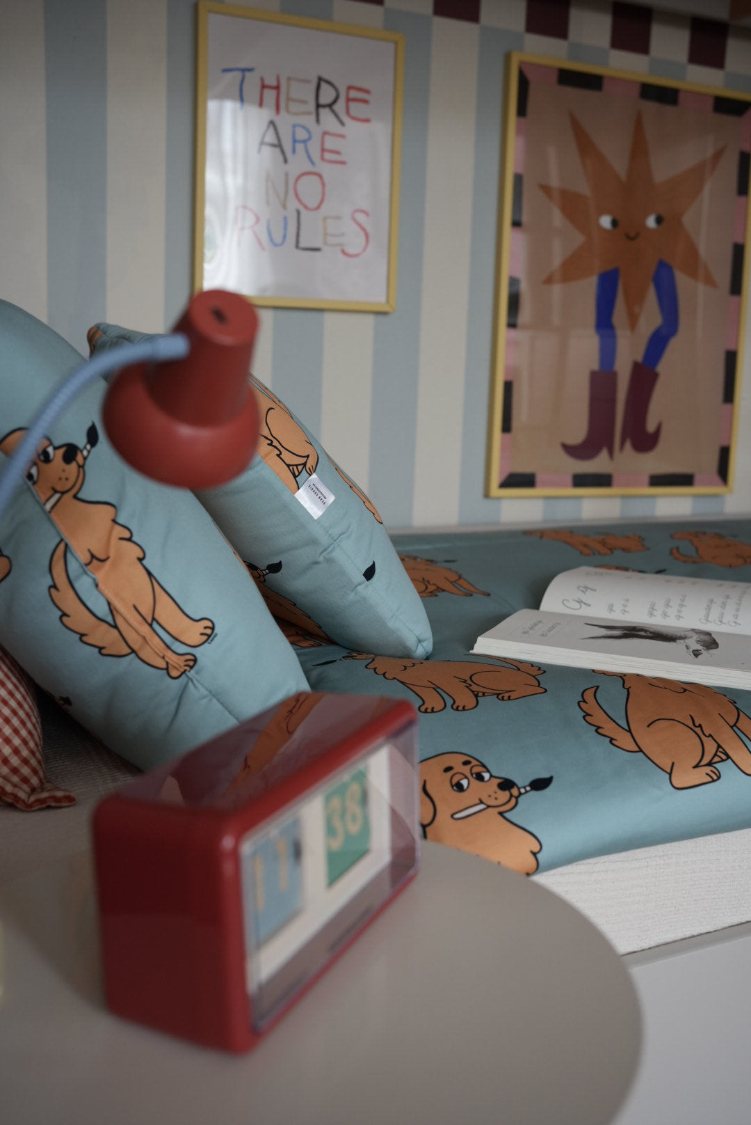Komplet pościeli z wypełnieniem Lupo Niebieski – DEAR SOPHIE – ujęcie 2