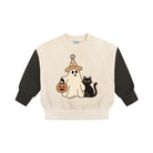 Bluza raglanowa dziecięca Halloween Trio Off-White – DEAR SOPHIE – ujęcie 1