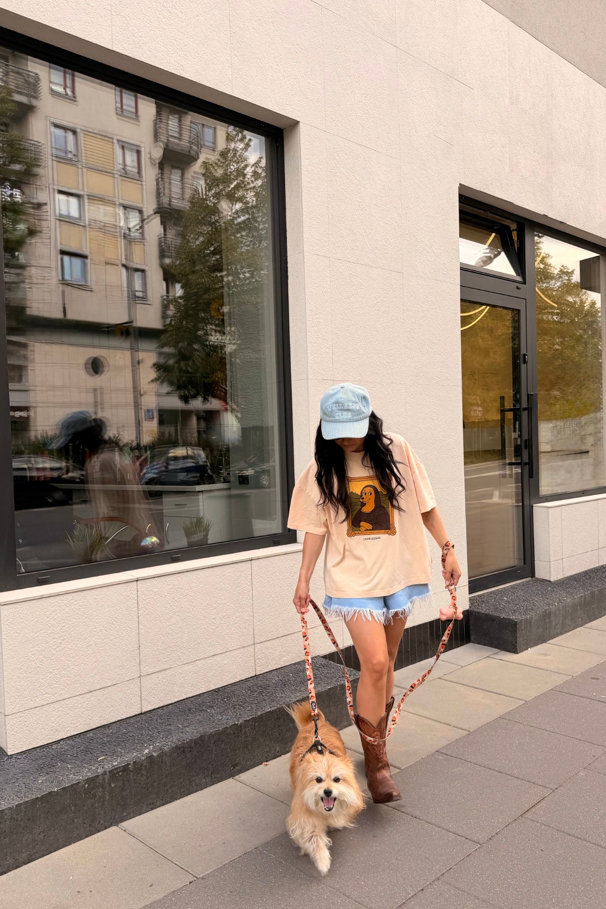 Damski t-shirt Washed Butter Yellow – ujęcie 10