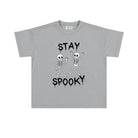 Luźny t-shirt dziecięcy Stay Spooky Szary – DEAR SOPHIE – ujęcie 1